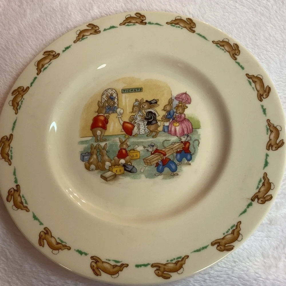 1984 “Bunnykins” Royal Doulton Tableware LTD 1936 Golden Jubilee Celebration 8”